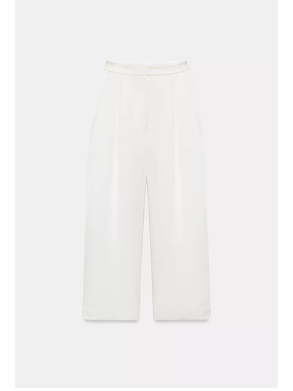 ZARA SATIN BARREL PANTS - Picture 6 of 8